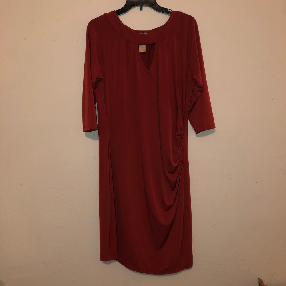 Rust Color dress - Picture 2 of 2